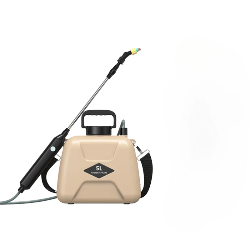

Shoulder-type Electric Pesticide Sprayer 5L Watering Can With Spray Gun Automatic Garden Plant USB Rechargeable Irrigation Tool