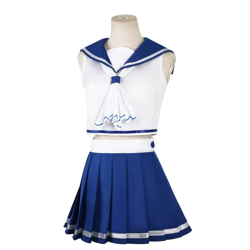 زي Hemixush Anime OSHI NO KO التأثيري Hoshino Rubii زي الحفلات مجموعة كاملة من بدلة JK