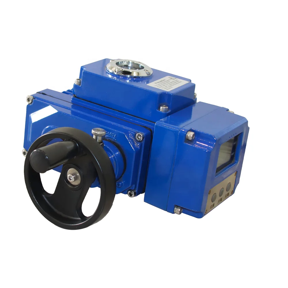 TLF DKV مشغل كهربائي ذكي مقاوم للانفجار 110 فولت 220 فولت 24 فولت ربع بدوره المحرك الكهربائي مع شاشة عرض LCD #3