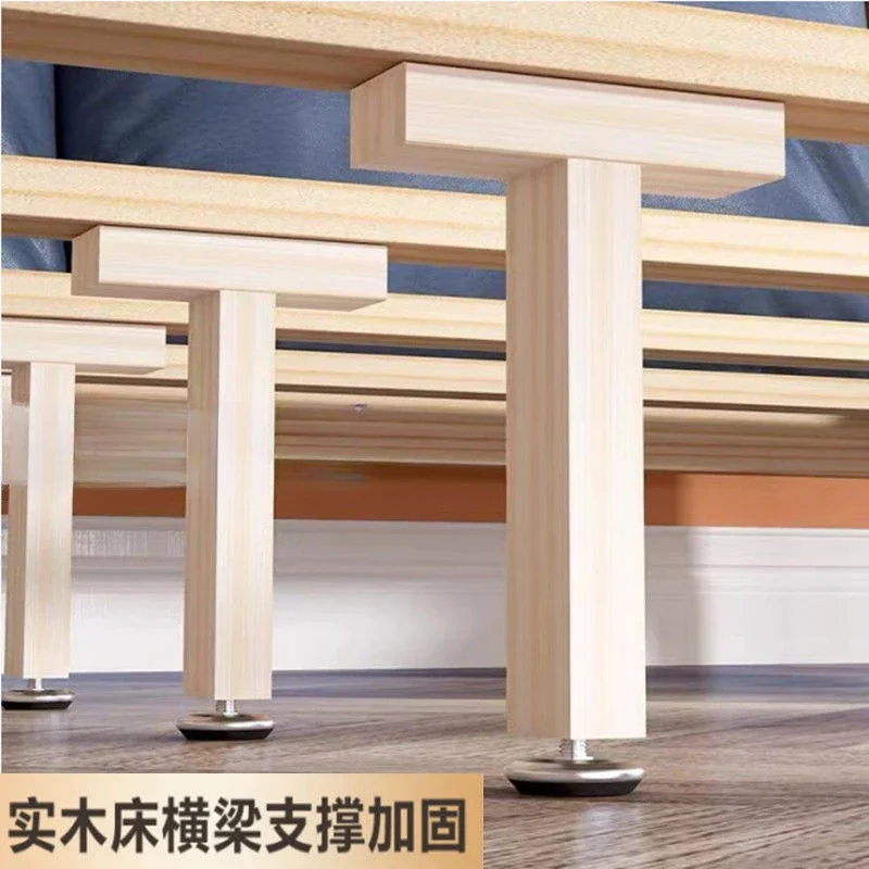 Solid Wood Bed Board Support Frame Bed Bracket Reinforcer Bed Row Skeleton Support Rod Beam Support Foot
