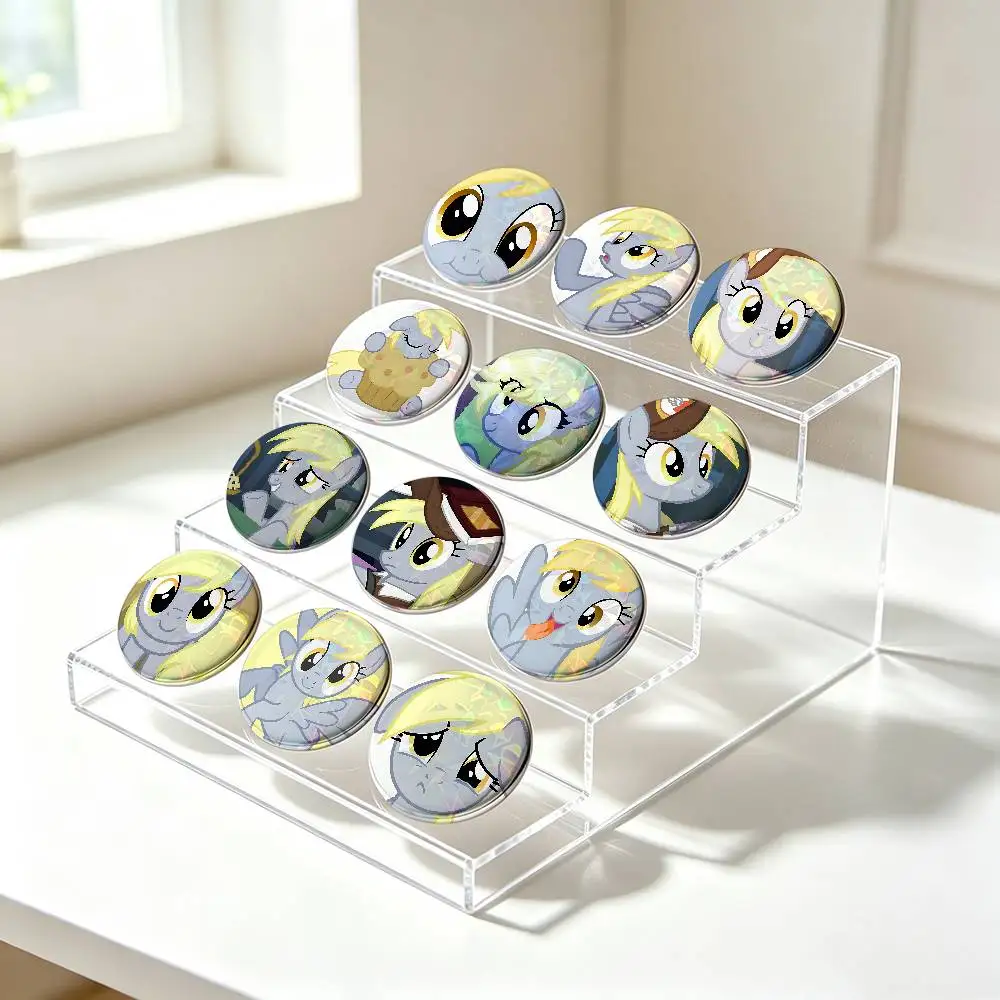D-Derpys Hooves Badge Pins For Friend, Backpack, Clothing, Collectible Accessories, Jewelry Gift