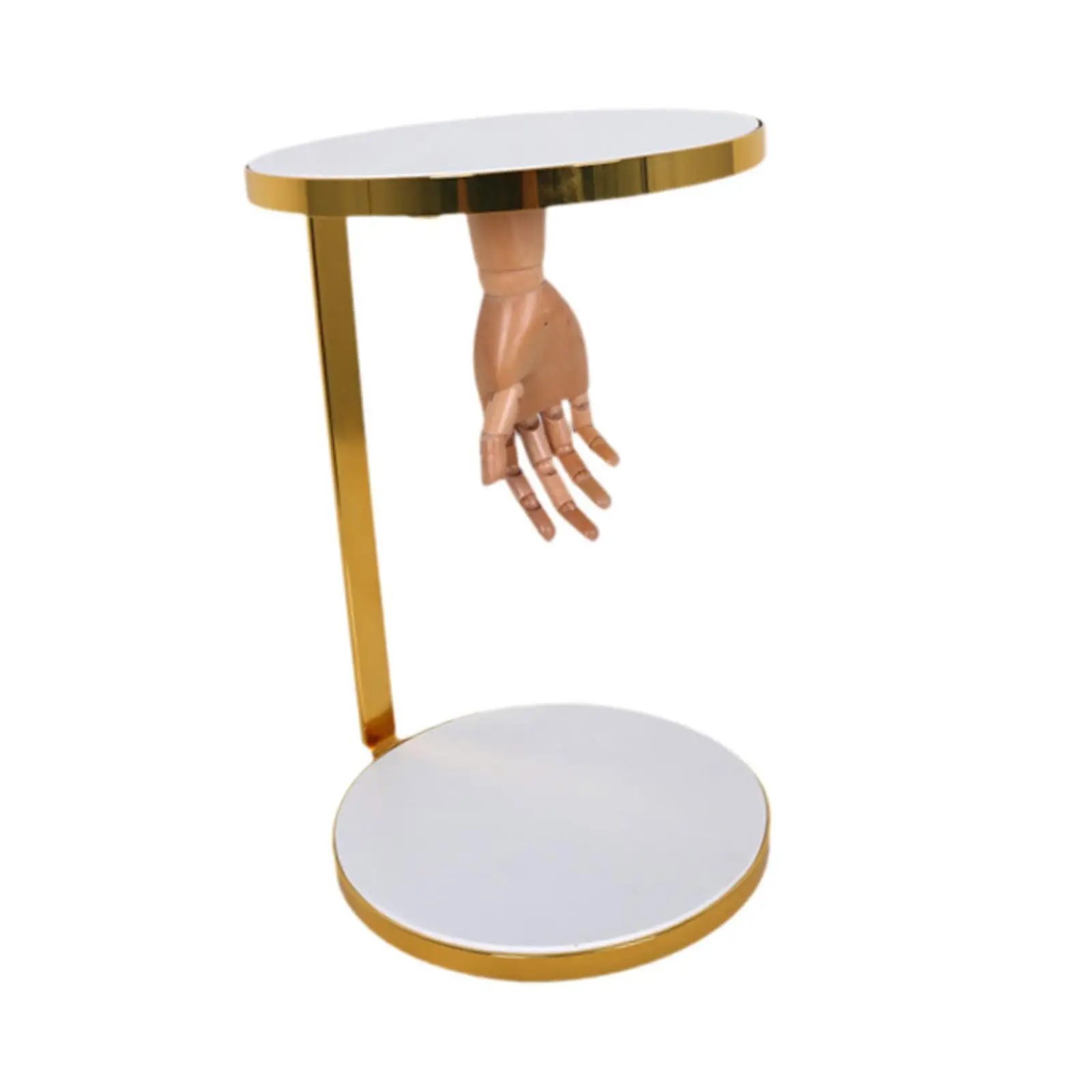 Handbag Display Stand Rack with A Wooden Hand Hook Tabletop Bag Display Stand for Shop Supermarket Home Retail Store Tote Bag