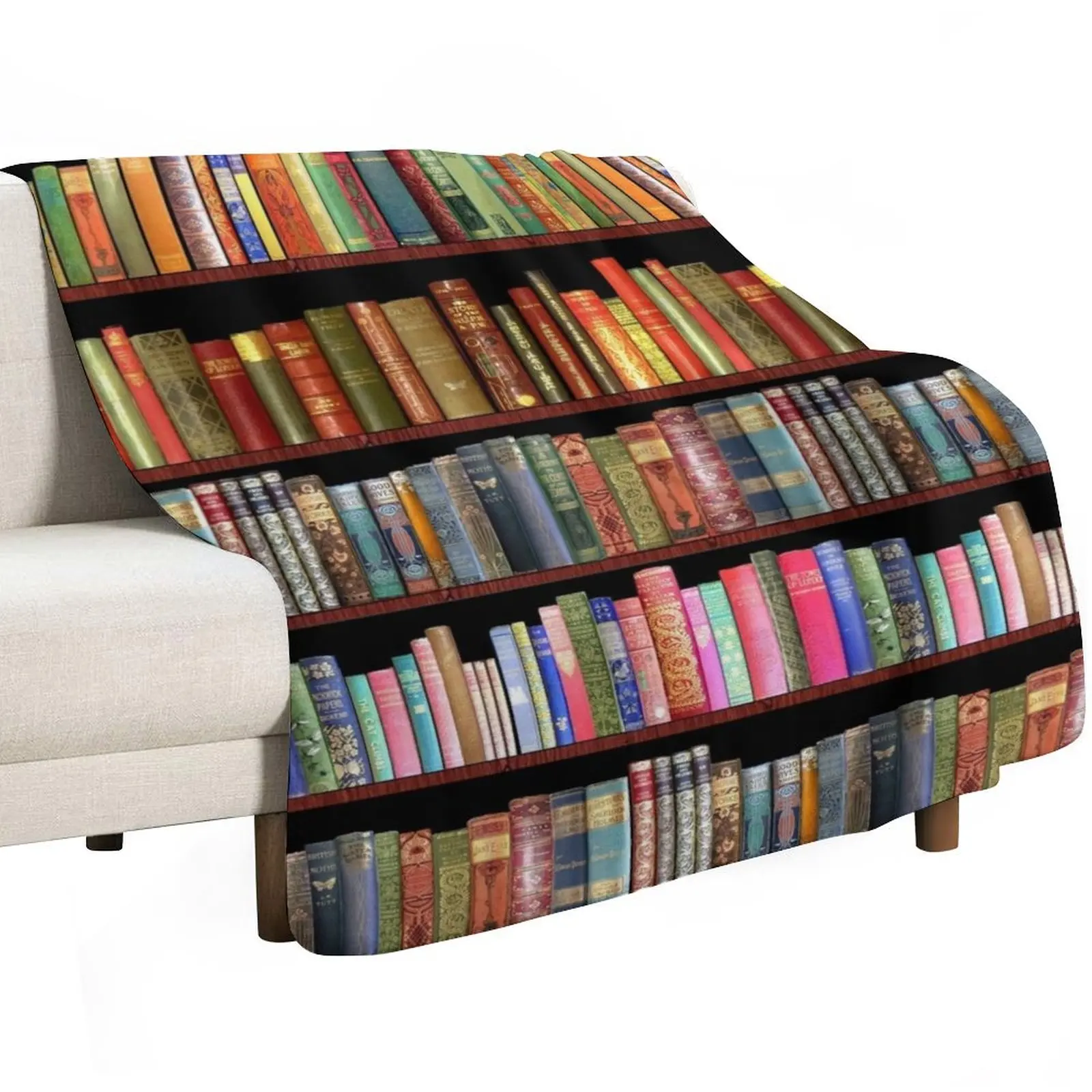 Jane austen antique books, British antique books Throw Blanket Giant Sofa Bed covers heavy to sleep Sofa Quilt Blankets