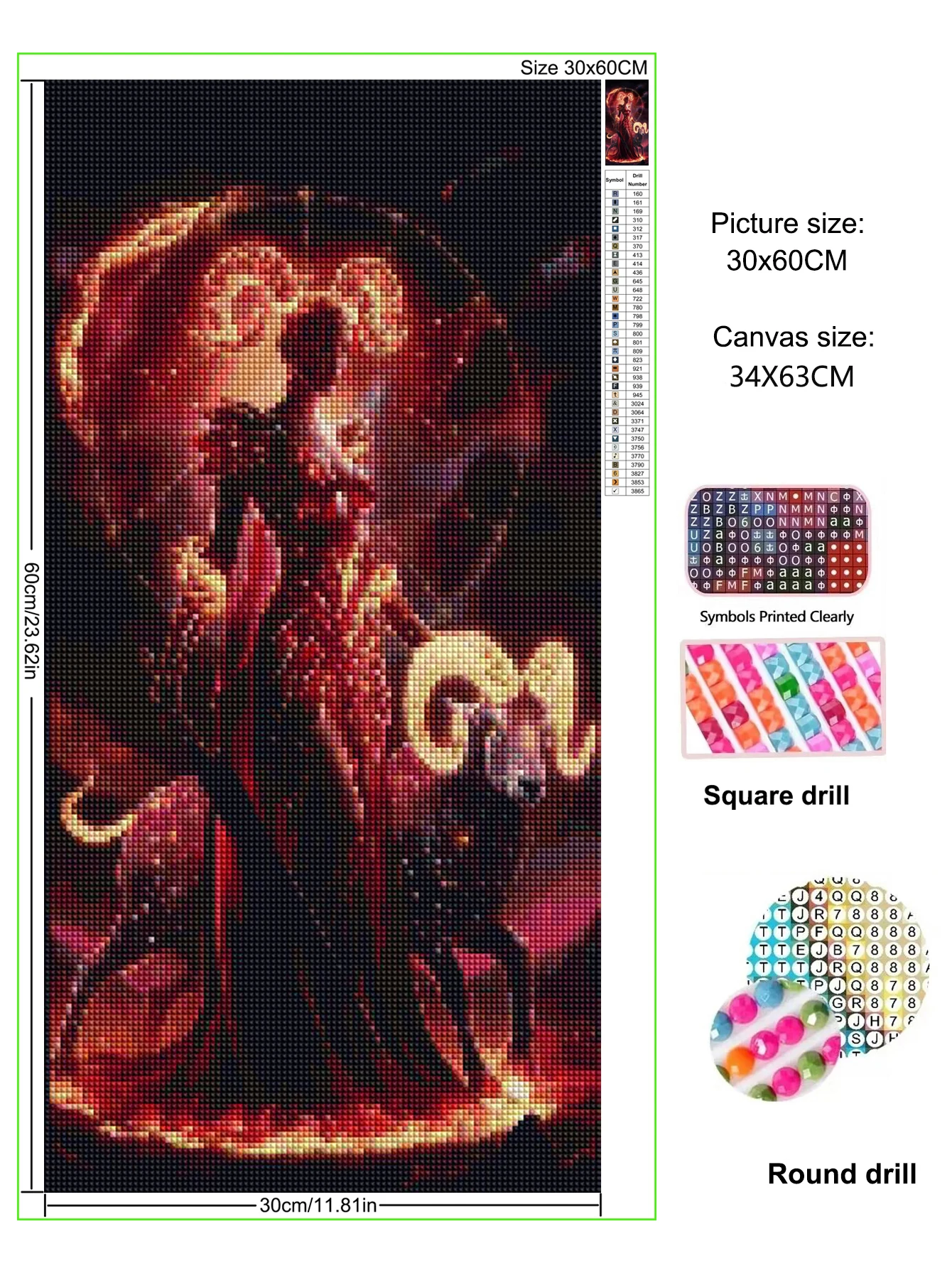 Aries diamond painting new 2025 Diy Full Square/Round Diamond mosaic Cross stitch kits fantasy Sexy Woman Art Home decor Gift