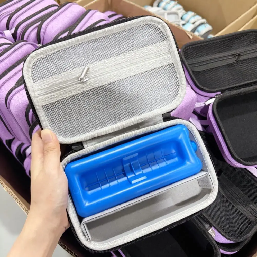 Portable Medical Storage Bag Insulin Organizer Case For Diabetic Supplies Travel Cooling Pouch Protective Container Box