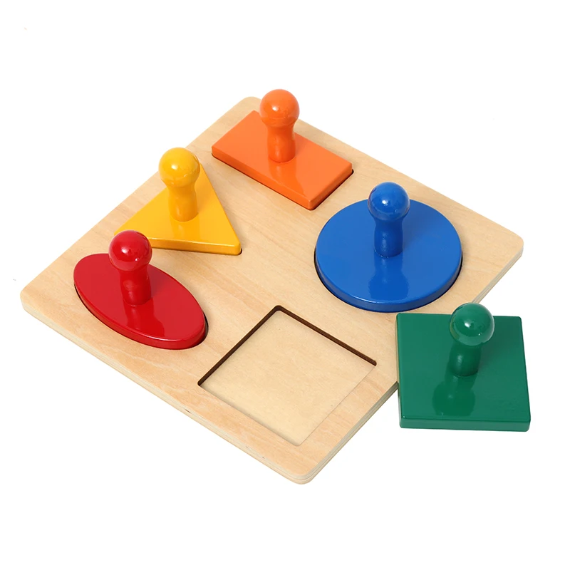 

Shapes Puzzle Toys for Kids Montessori Geometric Jigsaw Color/ Shape Cognition Matching Game Baby Fine Motor Skill Practice