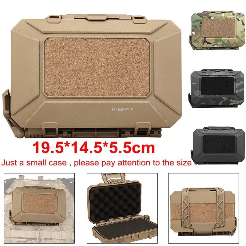 Tactical Equipment Storage Box Shooting Hunting Airsoft Shockproof Safety Case Portable Tool Box Waterproof Combat Carry Boxes