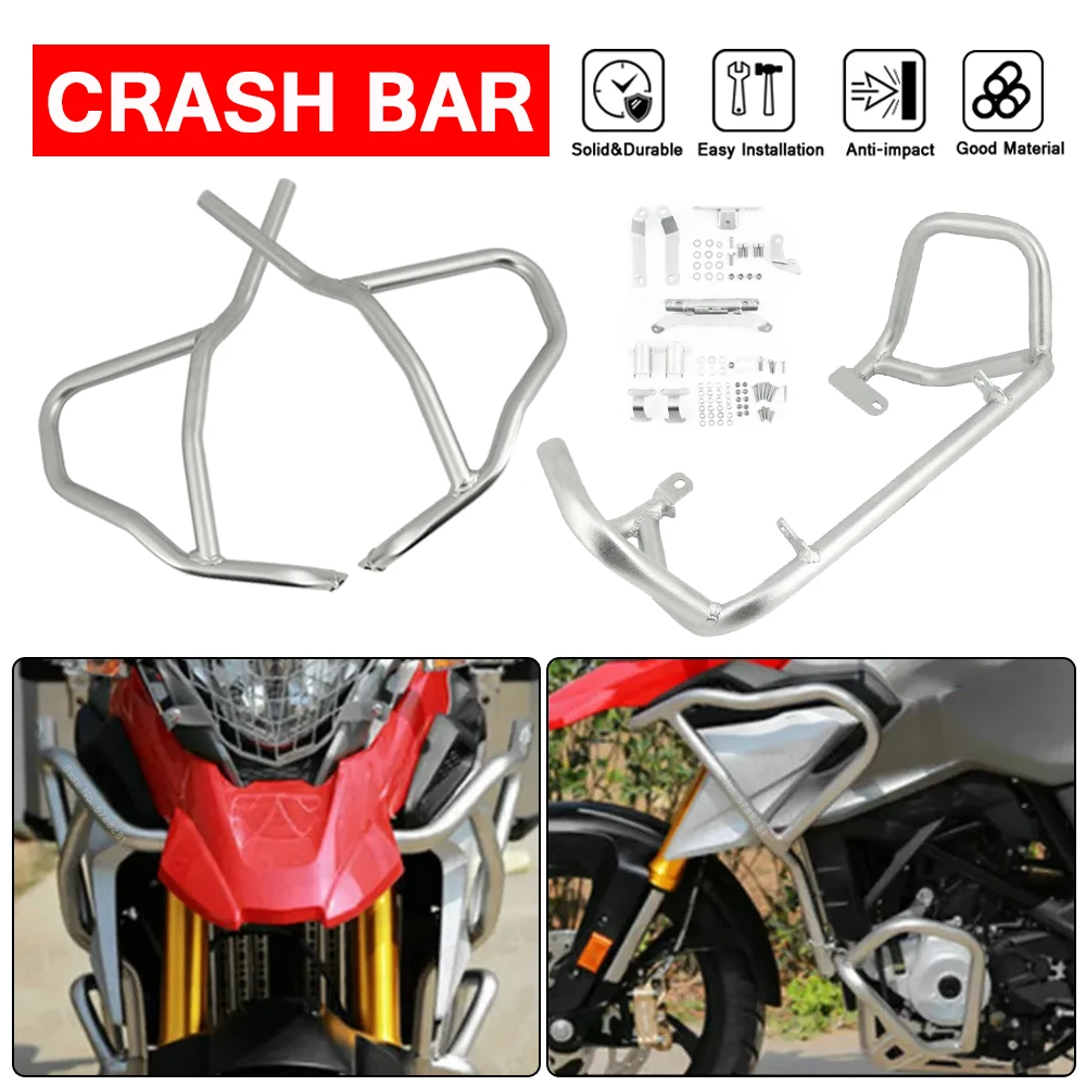 Motorcycle Engine Guard Bumpers Upper Tank Protector Crash Bar For BMW G310GS G310 GS 2017 2018 2019 2020 2021 2022 2023 2024