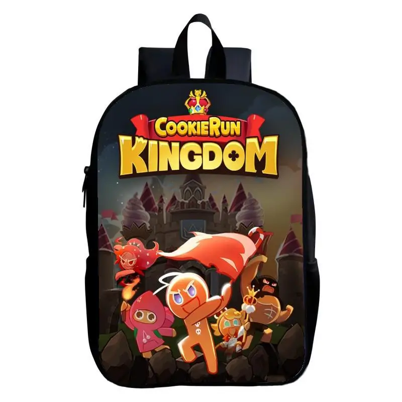 Cookie Run Kingdom Cookie Man Kingdom Children's Backpack Student Backpack Kindergarten Men's and Women's Backpacks