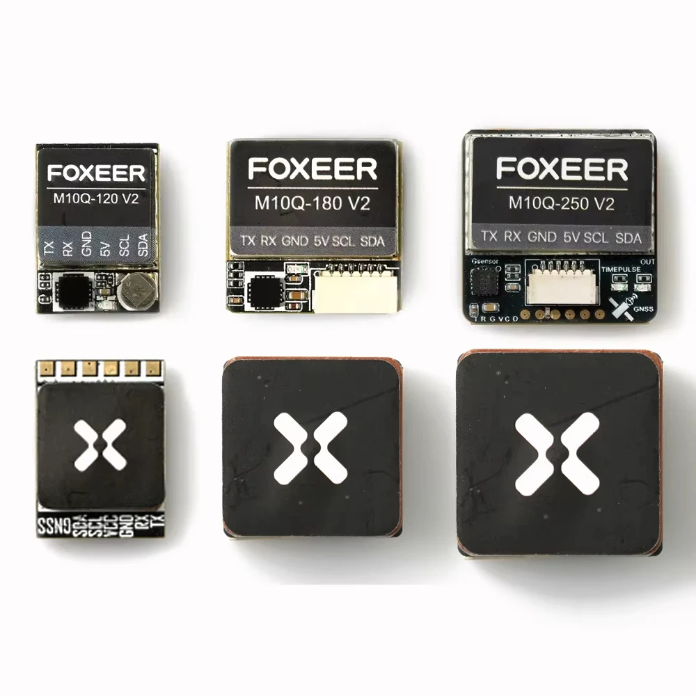 

FOXEER M10Q V2 120/ 180/ 250 GPS IST8310 Dual Protocol GPS Compass Battery Input Voltage 5V for RC FPV Drone