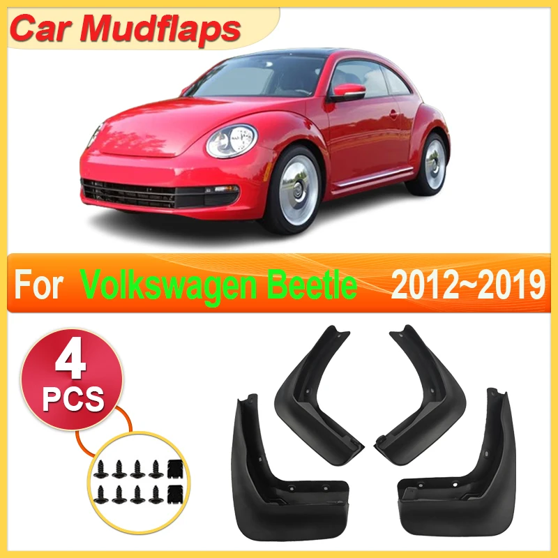 

Car Mudguards Parts For Volkswagen VW Beetle A5 2012~2019 Mudflaps Tool Splashs Fenders Flares Cover Guards Auto Mud Accessories