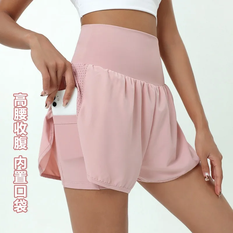 

Running Shorts for Women, Loose Fitting, Anti Walking, Light Drying, Breathable and Hot Pants for External Wear, Fitness Room