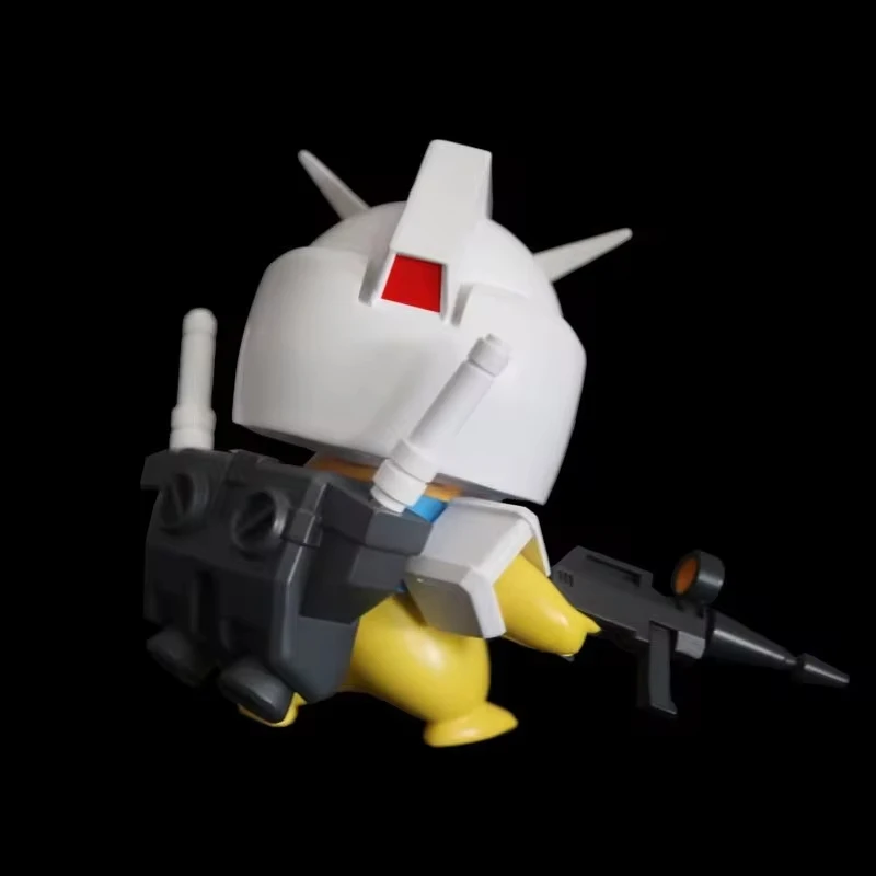 피카츄 Cos RX78 메카 액션 피규어, 11cm 포켓몬 모델, 귀여운 만화 조수 놀이 애니메이션 피규어 모델 인형, 어린이 장난감 선물