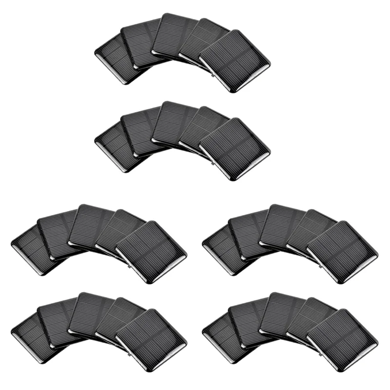 Image of Y43A-30PCS 2V 160MA 50X50MM Solar Panels DIY Für Batterie Handy Ladegeräte Monokristalline Silizium Modul