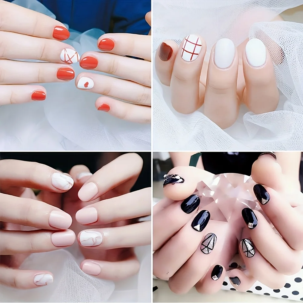 1 Stück doppelseitiger Nagelkunstpinsel, geruchloses Gel- und Nageldesign-Werkzeug, 2-in-1-Polymer-Gelpinsel und -Applikator für schnelle Nagelverlängerung – Detail 8