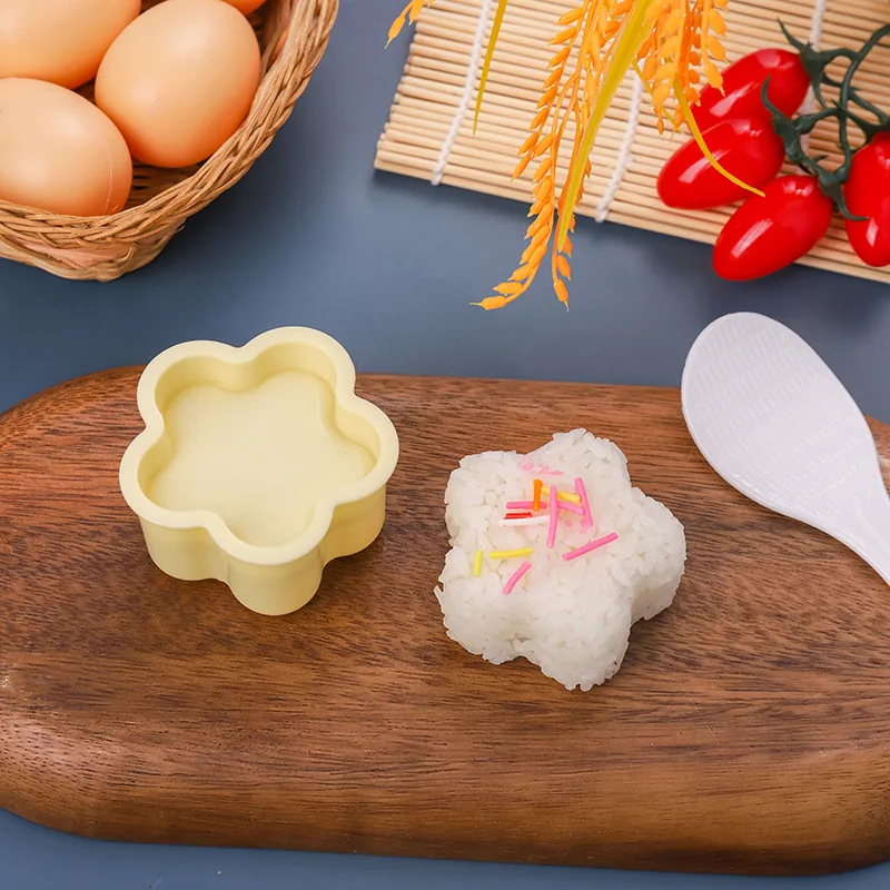 Cartoon Shape Rice Ball Set Sushi Roll Sushi Mold Rice Ball Rice Ball Bento Press Mold Japanese DIY Tools Kitchen Accessories