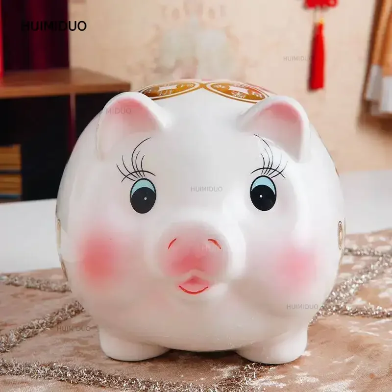 Kids Gift Money Boxes Clear Room Decor Creative Cheap Fashion Beauty Salon Design Piggy Bank European Tirelire Home Products