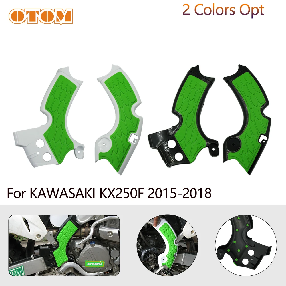 

OTOM Frame Guard Protection Cover For KAWASAKI KX250F 2015-2018 X-Grip Motorcycle Accessories