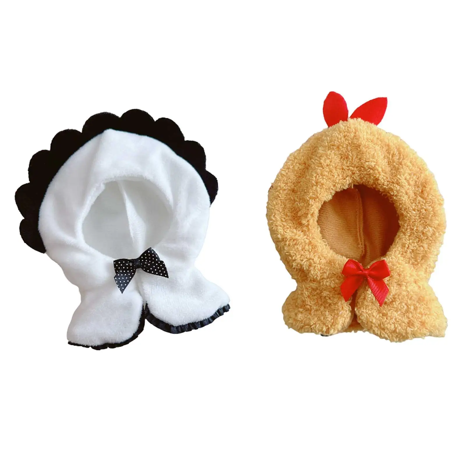 

Doll Toy Clothing Outfits for Plush Doll 15 or 17cm for 10cm Plush Cotton Doll Funny Doll Clothes Shawl for Photo Props Gift