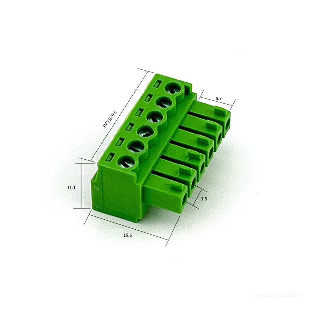 (10 Pcs) 15EDGK - 3.5mm KF2EDG PCB Screw Terminal Block Connector PLUG PIN HEADER SOCKET 2P ~ 24P 3.5 2EDGK 15EDG