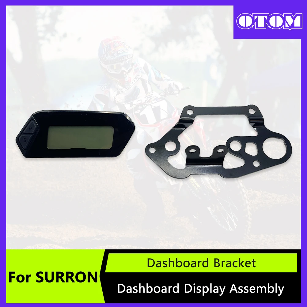 OTOM Motocross Dashboard Display With Instrument Bracket For SURRON Ultra Bee Electric Bike Dashboard Display Meter Assembly