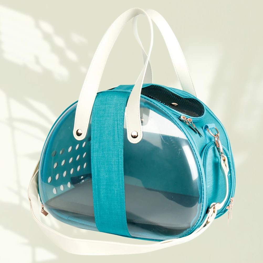 

Cat Handbag Capsule Supplies Outdoor Foldable Blue Carrier