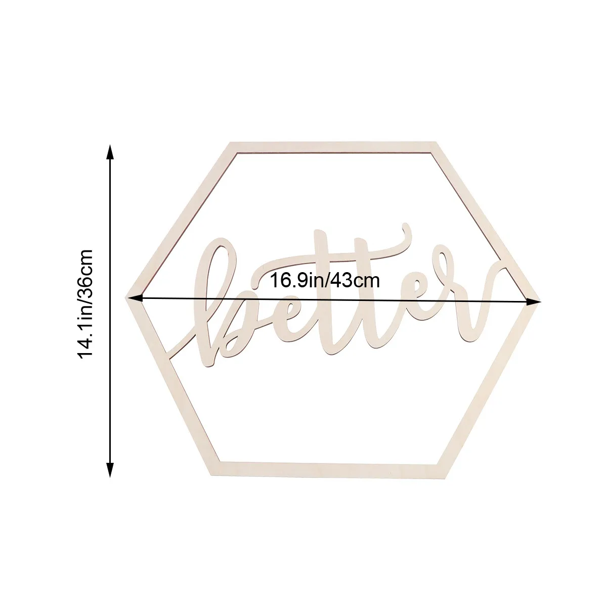 2Pcs Hexagonal Wood Chair Signs Wedding Decor for Bride Groom Ceremony Seating Decoration Garden Lawn Photo Prop