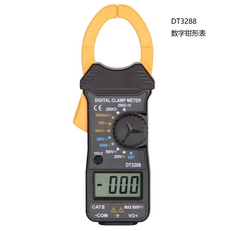 Digital clamp meter DT3288 Small current clamp meter Ammeter data keeping AC DC Current NCV Multimeter