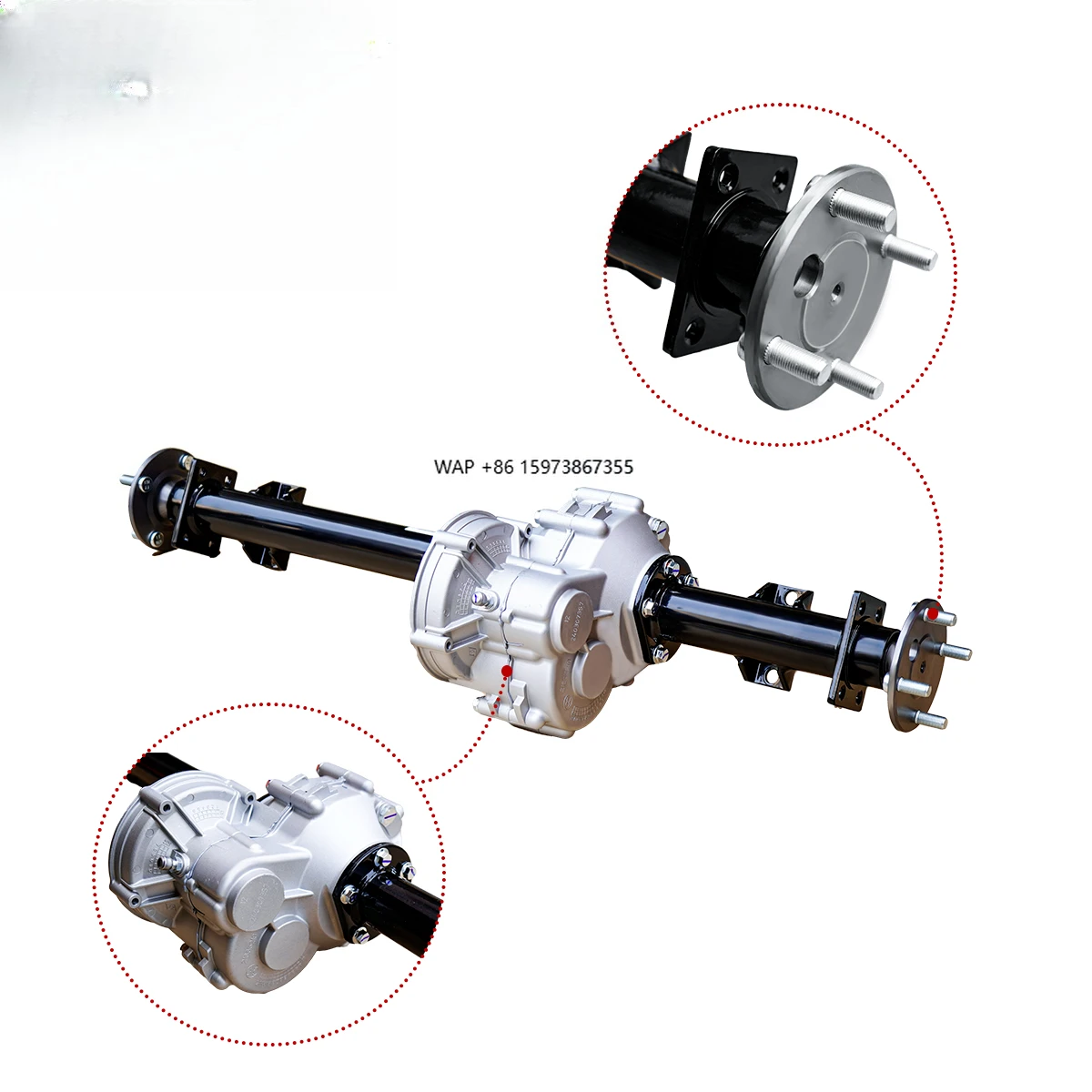 CIUBCAR DS Precedent Golf Cart Accessories Rear Axle Assembly 1027717-01