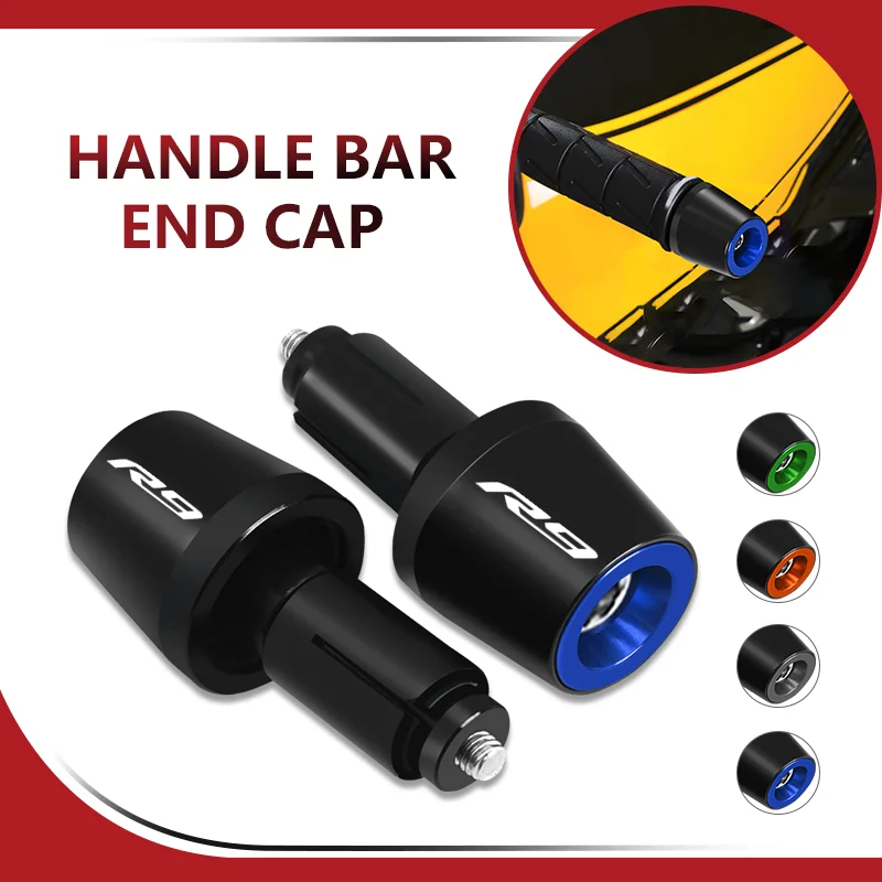 Motorcycle Handle bar Grips For YZF-R7 YZF-R9 Handlebar Ends Grips handle Plugs Anti Silder Cover R9 R7 Accessories