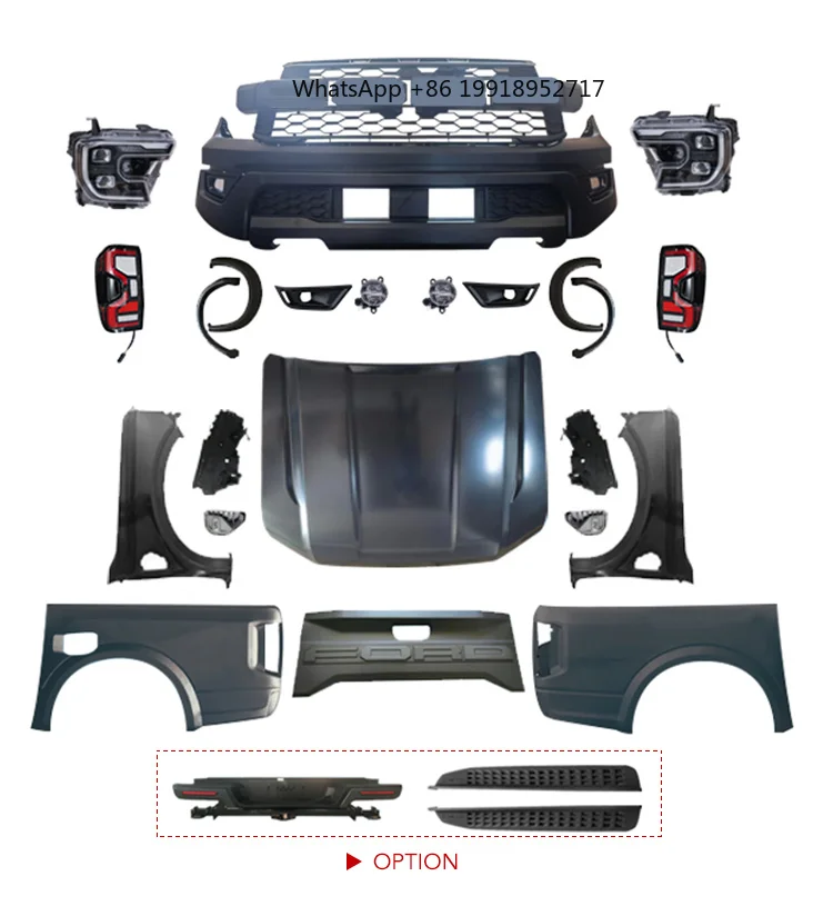

NEW PRODUCT UPGRADE PICKUP 2012- 2021 RANGER BODY KIT for RANGER T6 T7 T8 to RANGER RAPTOR JJ630