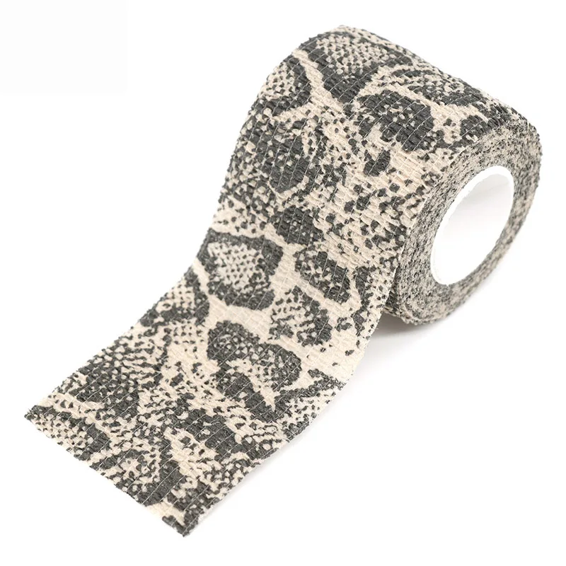 6 Rolls Vet Wrap Cohesive Bandage Self Adhesive Elastic Tape Animal Print Non-woven Breathable for Dog Cat Horse Wound Care