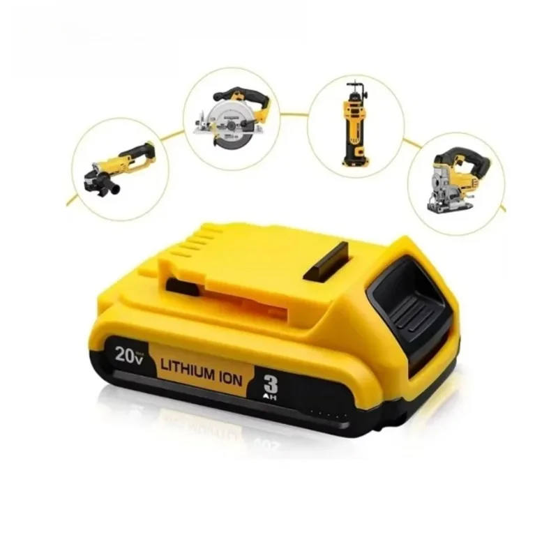 

Аккумулятор 3 Ач для электроинструментов Dewalt 20 В, перезаряжаемые аксессуары для электроинструментов, литиевые батареи, замена DCB200