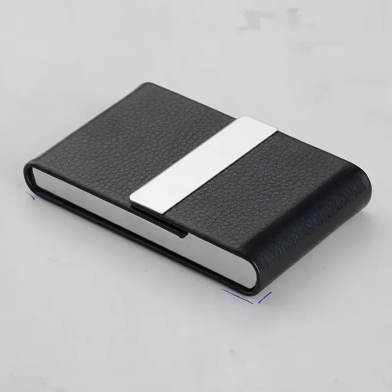 HOMEFISH Diebstahlsichere Mini-Kartenhülle mit Abdeckung, Neuer Modischer Unisex-Halter für Kredit-, Ausweis- & Smartcards – Detail 6