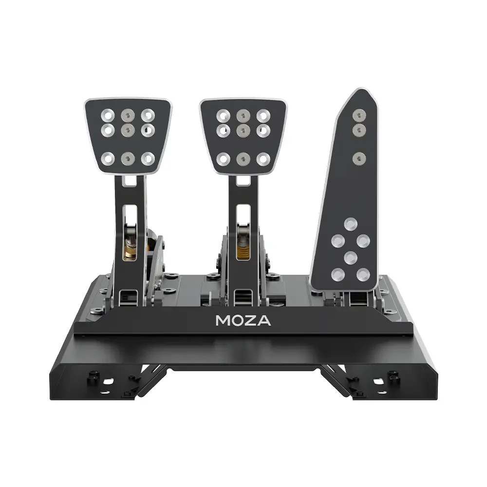 MOZA Racing CRP Pedals 3-Stage Clutch Aluminum Alloy Pedal Master the Art of Braking and Accelerating