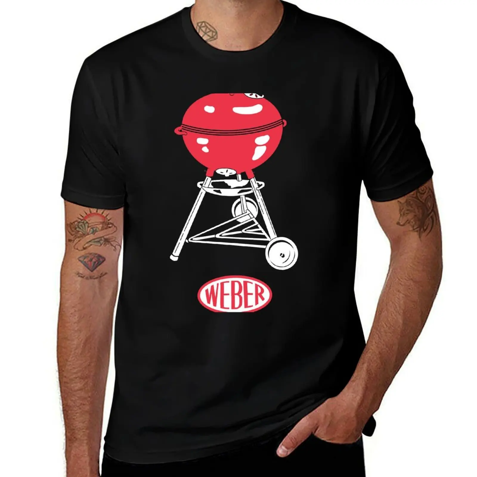 Weber Bar-B-Q Kettle Classic T-Shirt Long Lasting Casual T-Shirt