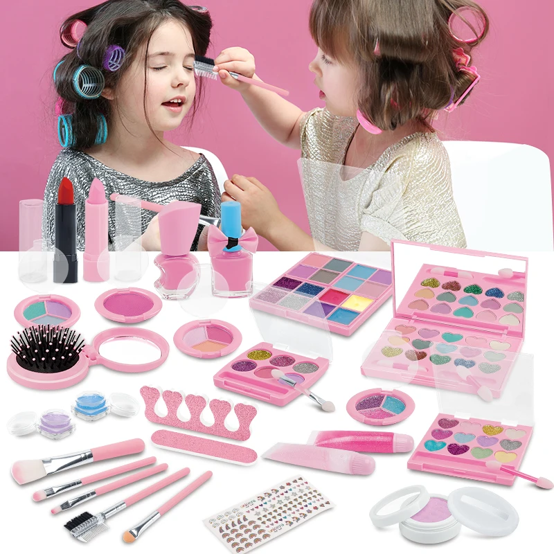 2022 1PC Pretend Play Make Up Toy Simulation Cosmetic Makeup Set Princess Play House Kids Educational Toys for Girls Gifts