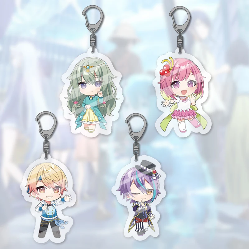 5pcs Anime Characters Acrylic Keychain Set, Gift for Cosplayers