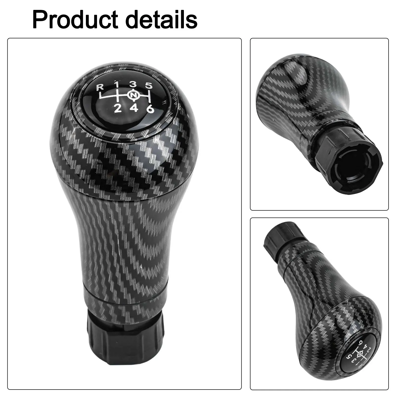 

6-скоростная ручка переключения передач из углеродного волокна для моделей Mercedes W203 CL203 S203 W209 Поднимите впечатления от вождения