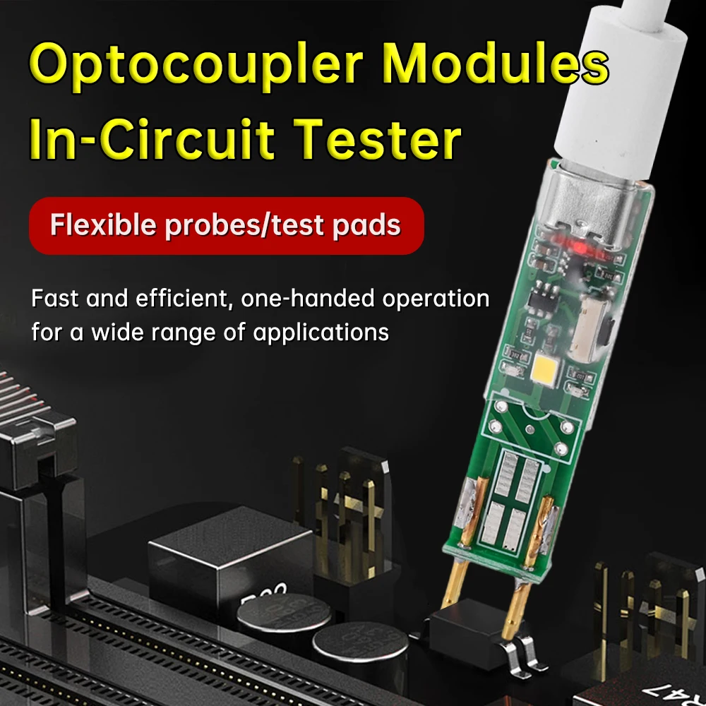 Optocoupler Tester Optocoupler Test Detection Tool Micro-B/Type-C Optocoupler Online Test Module Optocoupler Electronic Tool