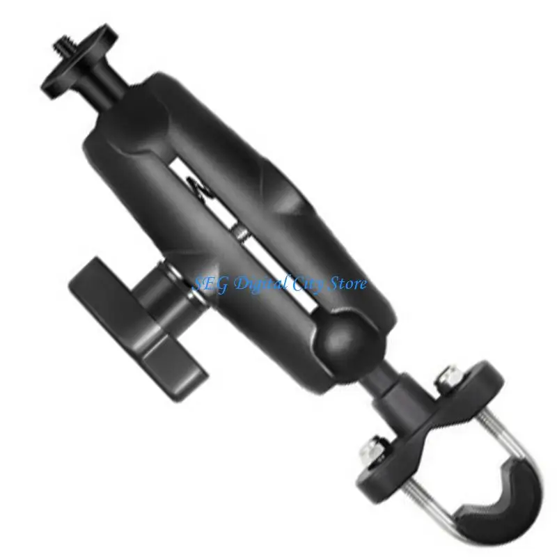 

U75B Motorcycle Bike Camera Mount Aluminum Alloy Quick Release Handlebar Adapter for 12/11/ Cameras Holder with Quick Lock