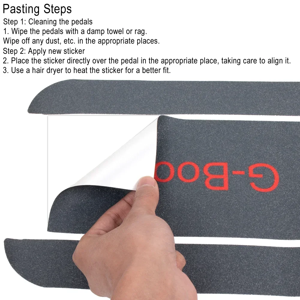 Противоскользящая наклейка для ног для электрического скутера KUGOO G-Booster, нескользящий матовый коврик для еды, запасные части, аксессуары