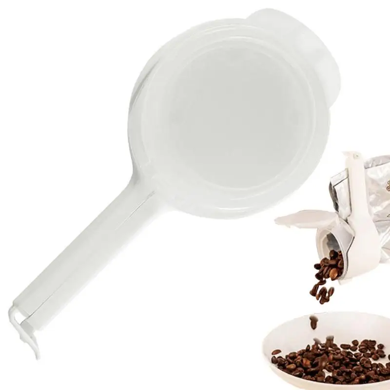 プラスチック製フードバッグシーリングクリップ、注ぎ口付きクリップ、フードストレージ、チップバッグクリップ、シーラークリップ、キッチンストレージ