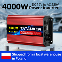 TATALIKEN 1600W 2200W 5000W 8000W 10000W Pure Sine Inverter 12V 220V Car Power Supply Best for Automotive Use High Efficiency