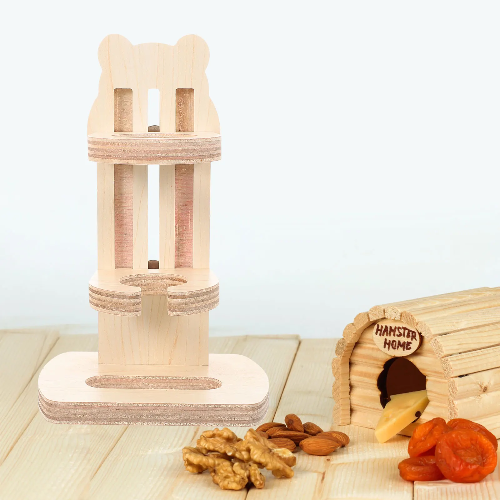 

Hamster Rack Decorative Waterer Holder Adjustable Bottle Stand Rabbit Bottle Holder Durable Leakproof Pet Cage Accessory For