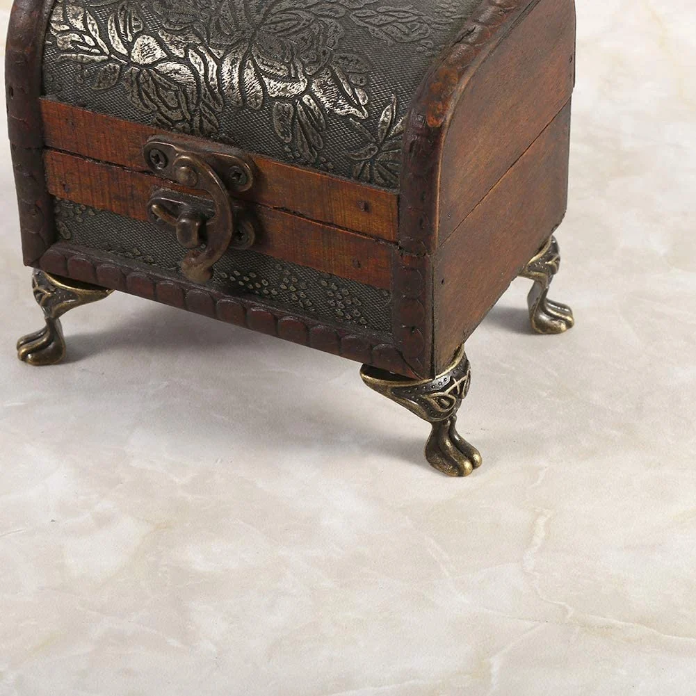 AA05 4Pcs Antique Corner Decorative Feet Leg Protector Jewelry Gift Box Wood Case Decorative Feet Legs Corner Protector