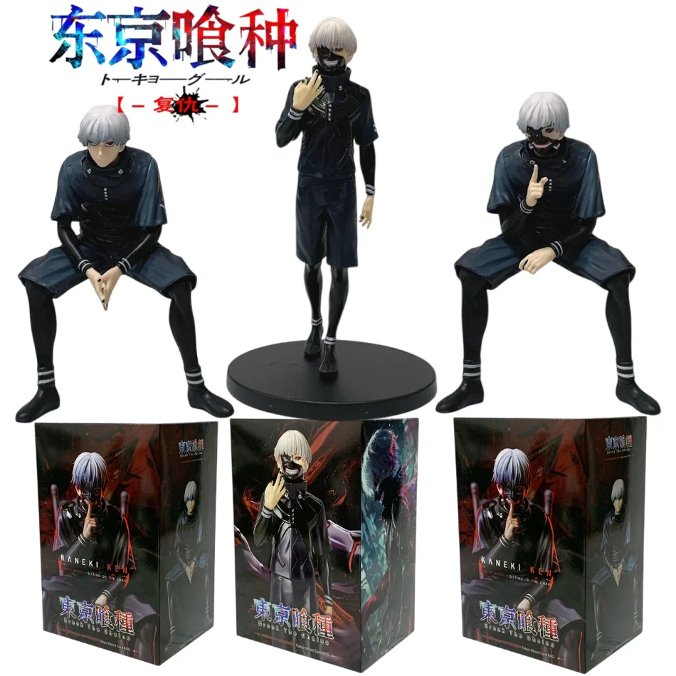

11-19cm Tokyo Ghoul Anime Peripheral Figure ghoul Mask Kaneki Ken Action Model Pvc Statue Desktop Ornament Collection Toys Gifts