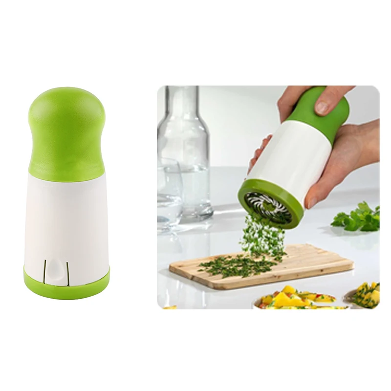 Trituradora de hierbas Manual, cortador de verduras, especias, ajo, condimentos, Chile, rallador, perejil, picadora, molinillo de pimienta de acero inoxidable de cocina