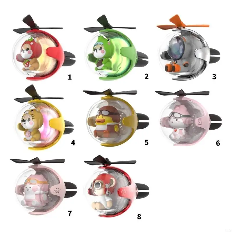 

Забавный мультяшный летающий шар, автомобильный освежитель воздуха, вентиляционный зажим с вращающимся пропеллером, долговечные