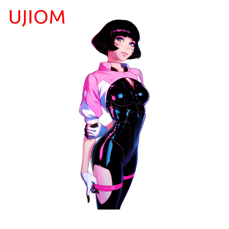 UJIOM Sasha Beautiful Waifu Wall Sticker Premium Creative Design Sunscreen Decal Suitable For Creative Personality Wallpapers